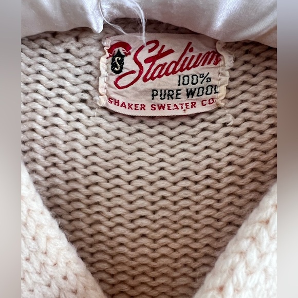 V-Neck Cream Sweater - Picture 6 of 6